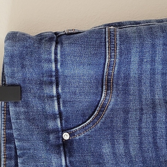 Chico's Pull On Slim Boot Cut Jeans Size 8 - *ALTERED* - Picture 3 of 8